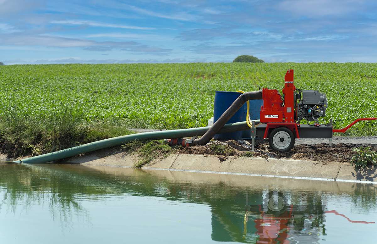 DAE Pumps Appalachian Series Water Pump at Agriculture Canal