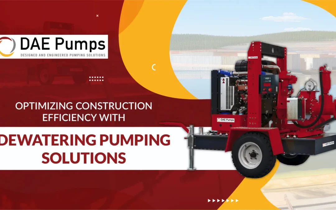 Optimizing Construction Efficiency with Clean Water Dewatering Pumps