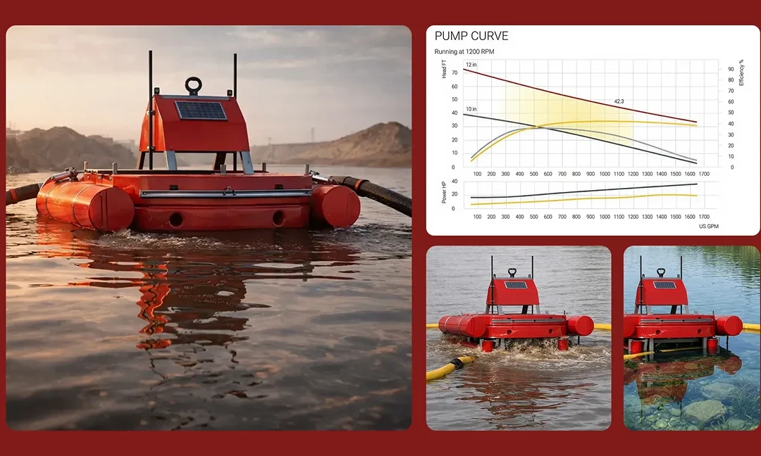 Understanding Pump Curves for Pontoon Dredging Applications