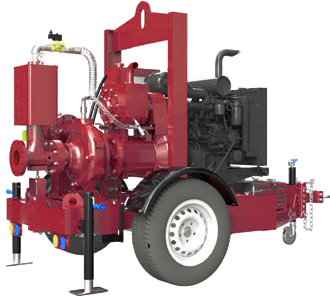 DAE Pumps Appalachian 40 Self-Priming Pump with Trailer