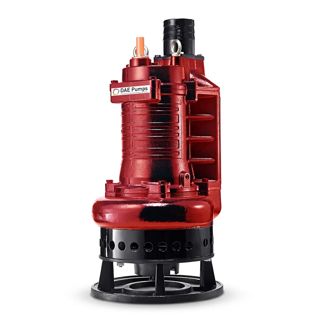 Tampa 6110 Submersible Slurry Pump DAE Pumps Tampa 6110 submersible slurry pump with side agitator and strainer base